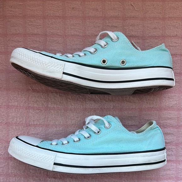 Converse Aqua Blue Sneakers Classic Canvas‎ Low-Top - Picture 4 of 9